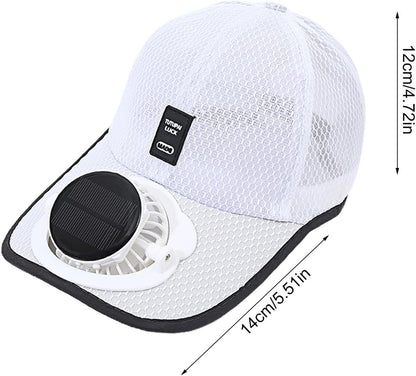 Stylish Rechargeable Baseball Cap with Fan