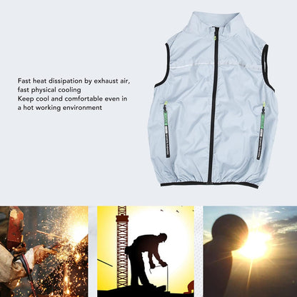 Work Clothes Vest with Fan