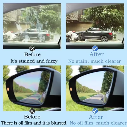 Car Glass Polishing Compound Windshield Cleaner Glass Oil Film Remover