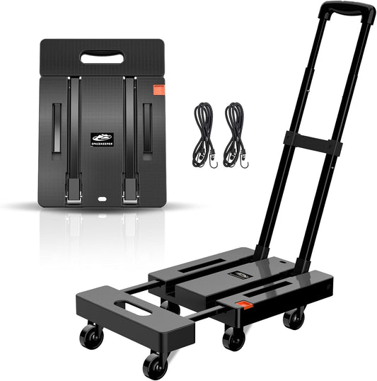 Folding Trolley, 500 lb Heavy Duty Luggage Trolley