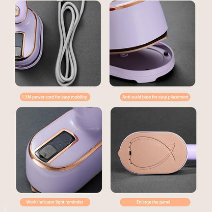 Mini handheld steamer can be used wet or dry