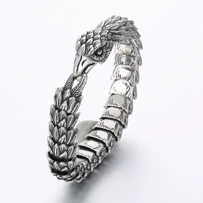 Vintage Eagle Titanium Steel Bracelet