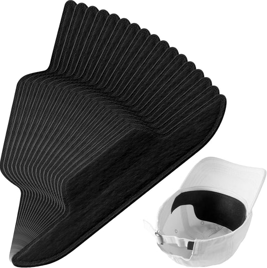 100 Pcs Hat Sweat Liner Shields Absorbing Pad Prevents Stains Protector Bands for Baseball Golf Cap Men Women