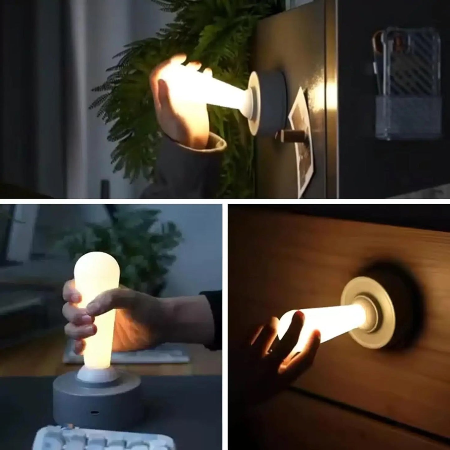 Creative Desk Nights Light Desktop Joystick 2 Mode Adjustable Brightness USB Rechargeable LED Decor Bedroom Bedside Atmosphere
