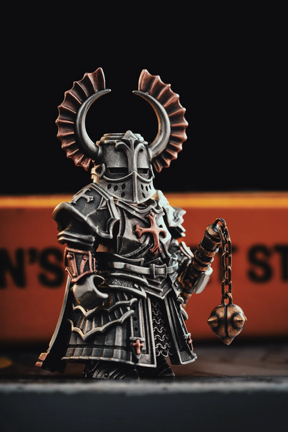 Crusader statue puzzle toy