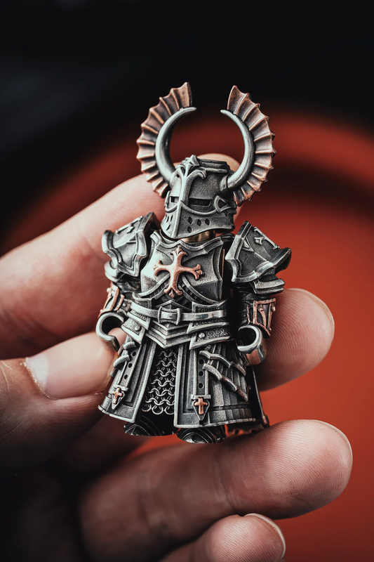 Crusader statue puzzle toy