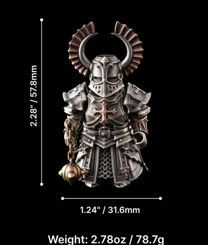 Crusader statue puzzle toy