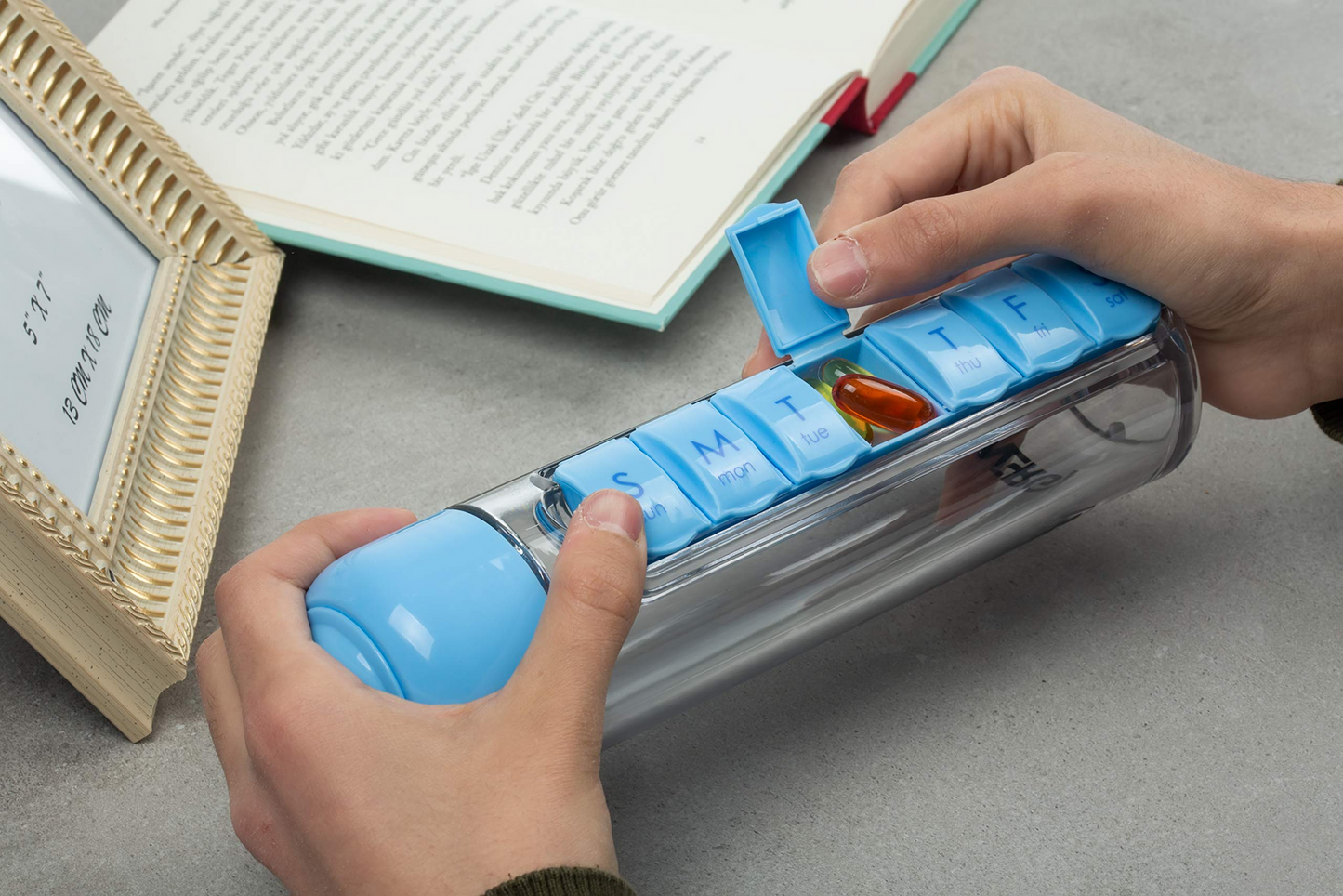 7-Day Water Bottle Organizer