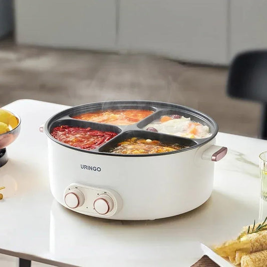 Four-grid multi-function stew pot