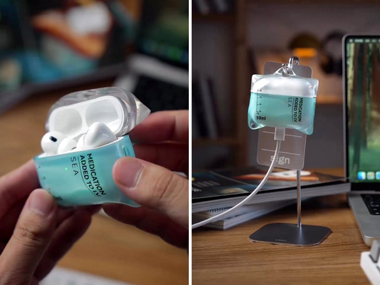 Emergency Blood Bag Earphone Box