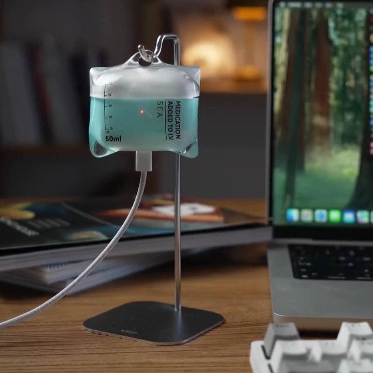 Emergency Blood Bag Earphone Box