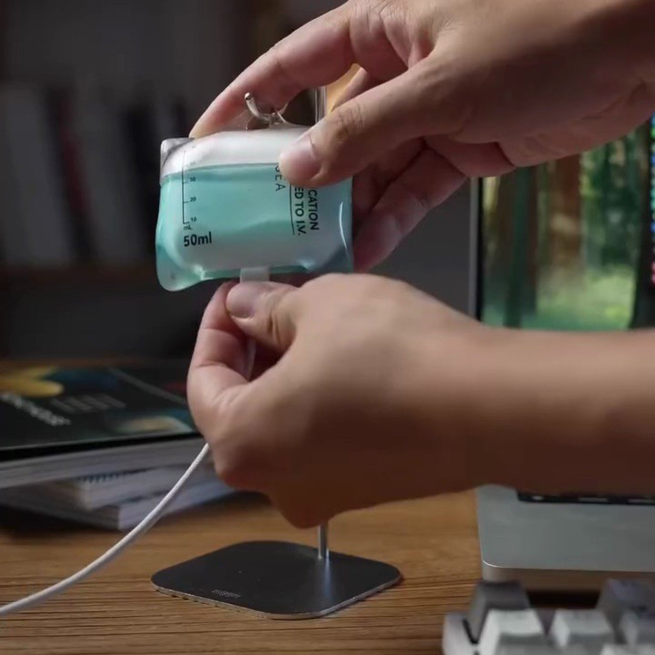 Emergency Blood Bag Earphone Box