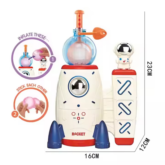 Creative Art Handmade DIY Toy Space Rocket