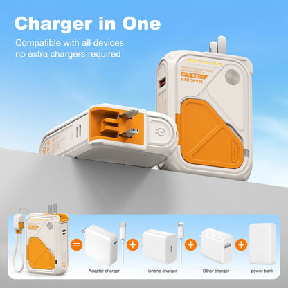 6 in 1  Powerbank (10000 mAh)