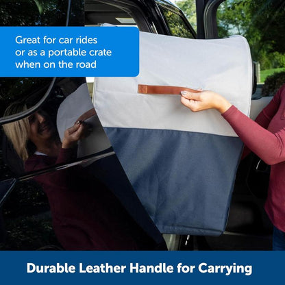 Portable car pet cage