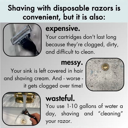 Shaver rinser battery-free design shaver cleaner
