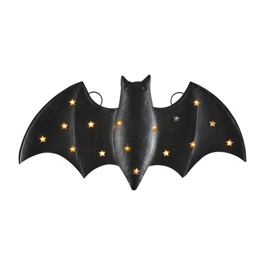 Set of three large light-up bat decorations