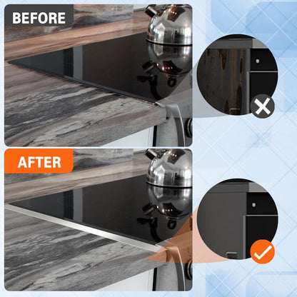 2 pieces Stove Gap Covers Stainless Steel