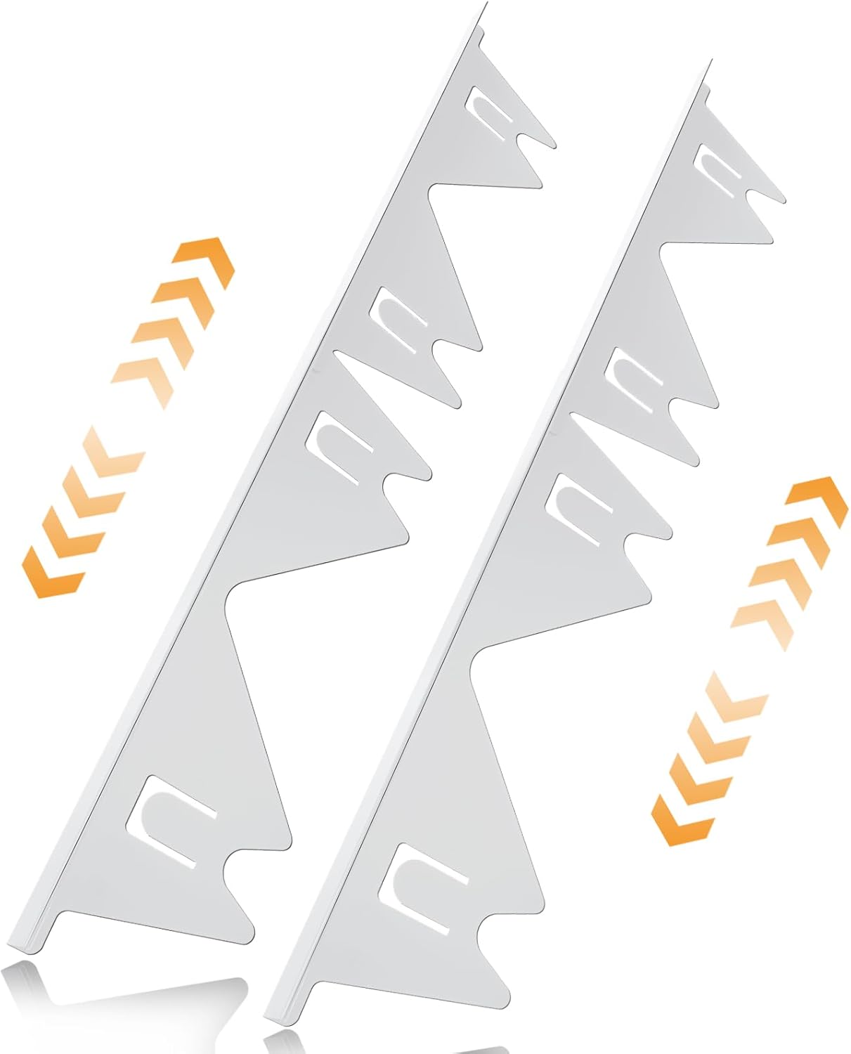 2 pieces Stove Gap Covers Stainless Steel