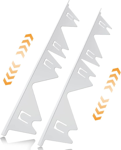 2 pieces Stove Gap Covers Stainless Steel