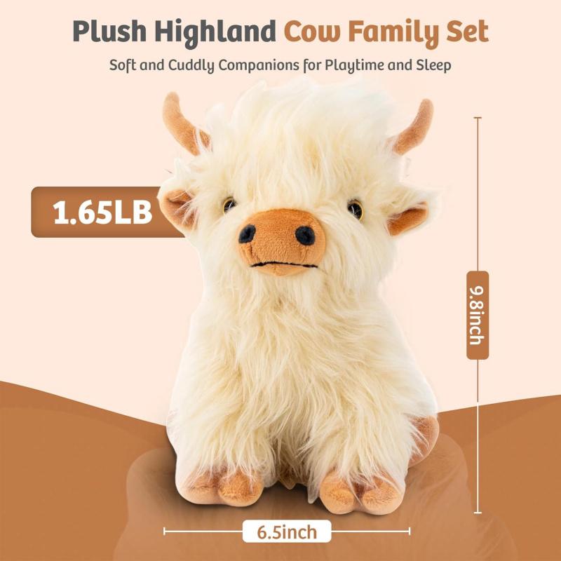 Highland Cow Plush Doll