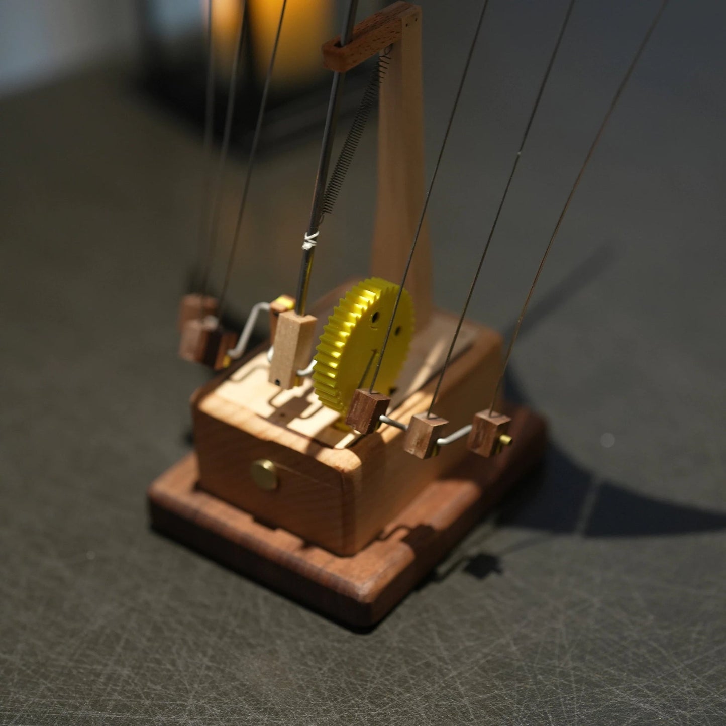 Wooden Manta Ray Mechanical Toy