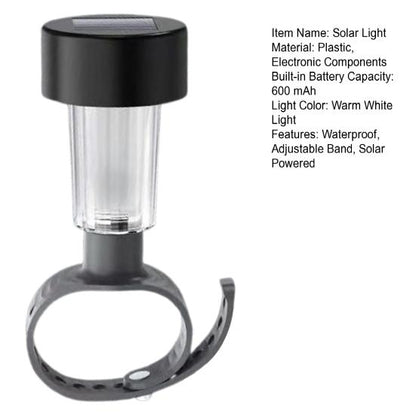 Solar Powered Waterproof Above Ground Pool Fence Lights Warm White Light Outdoor Framed Swimming Pool Fence Decorative LED Lights