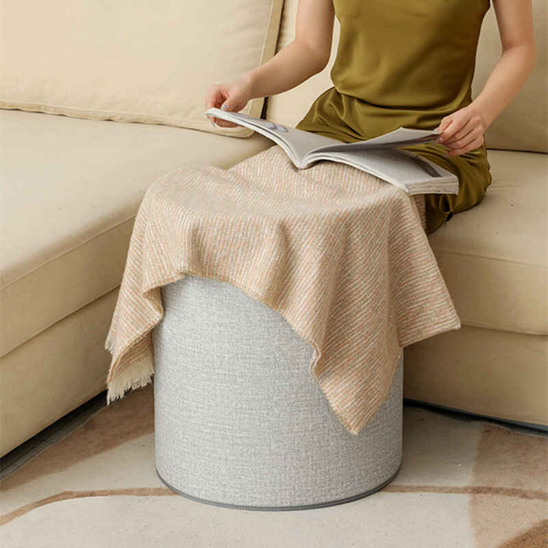 Foldable foot warmer with electric heater