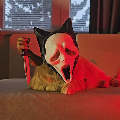 Halloween Gift-Scream Cat Mask – Modular "Ghostface" Magnetic Costume