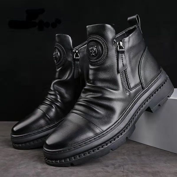 ltalian HandmadeLeather MartinBoots