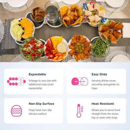 Desktop rotating tray, dining table lazy turntable