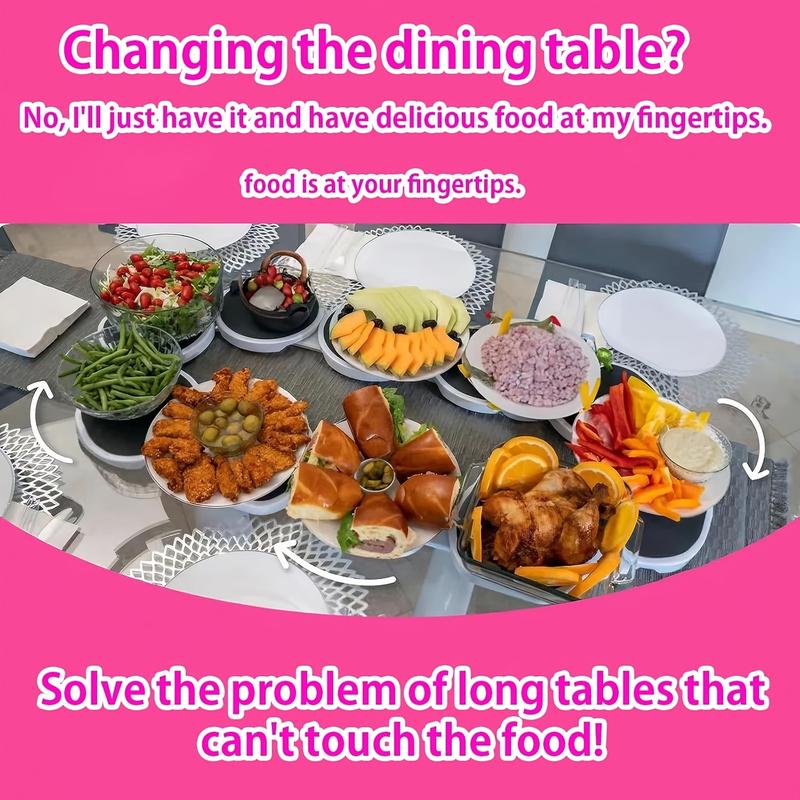 Desktop rotating tray, dining table lazy turntable