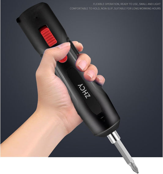 15-piece multifunctional household mini electric screwdriver and drill tool set