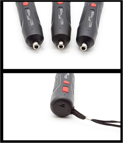 15-piece multifunctional household mini electric screwdriver and drill tool set