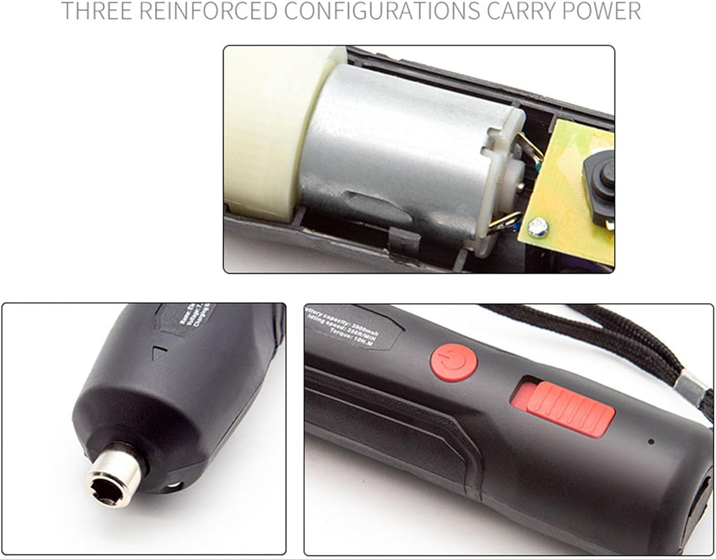 15-piece multifunctional household mini electric screwdriver and drill tool set