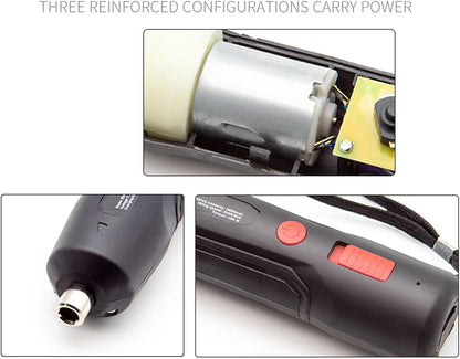 15-piece multifunctional household mini electric screwdriver and drill tool set