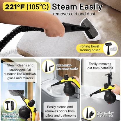 Handheld steam cleaner
