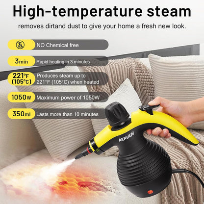 Handheld steam cleaner