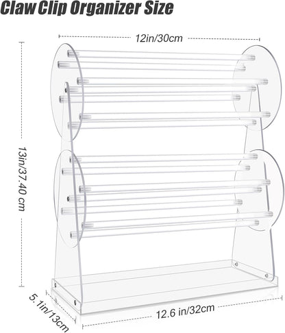360-Degree Rotating Hair Clip Organizer