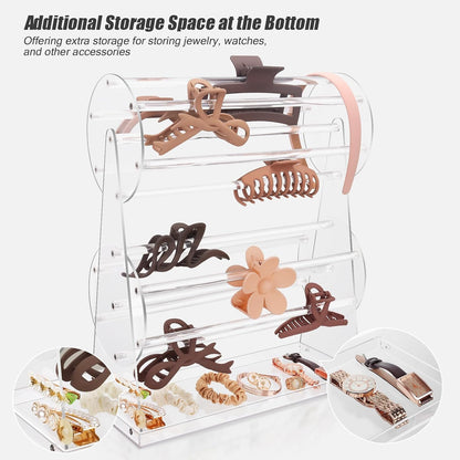 360-Degree Rotating Hair Clip Organizer
