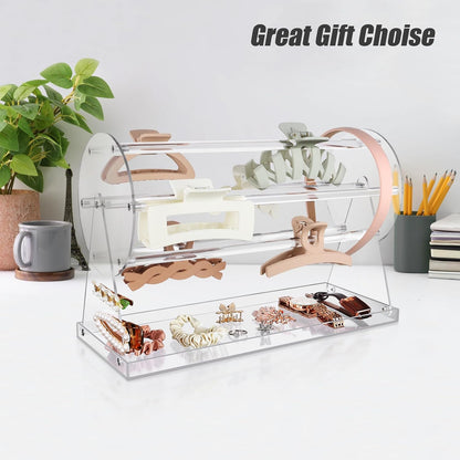 360-Degree Rotating Hair Clip Organizer