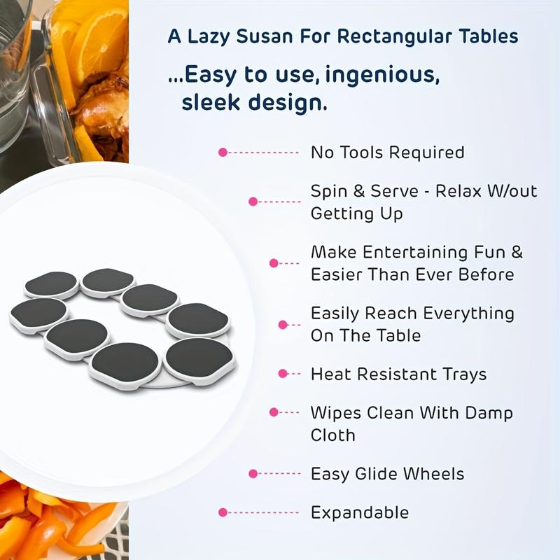 Desktop rotating tray, dining table lazy turntable