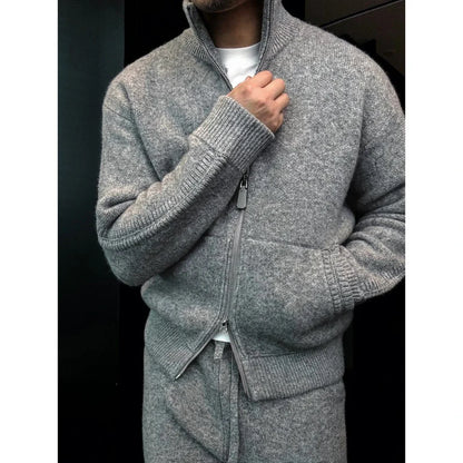 ✅High -quality Dedication✅Knit Sweater Jacket with Collar