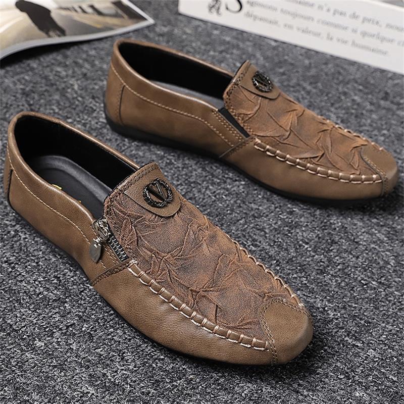 🔥Limited Time Offer 49% OFF🔥Retro zipper casual soft sole loafers