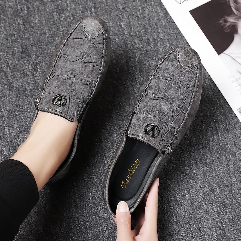 🔥Limited Time Offer 49% OFF🔥Retro zipper casual soft sole loafers