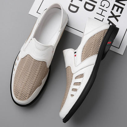 🔥Limited Time Offer 49% OFF🔥Men's Mesh Breathable Business Casual Leather Shoes