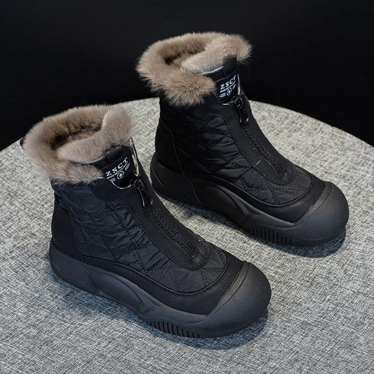2023 New Winter Wool Thick-soled Waterproof Snow Boots